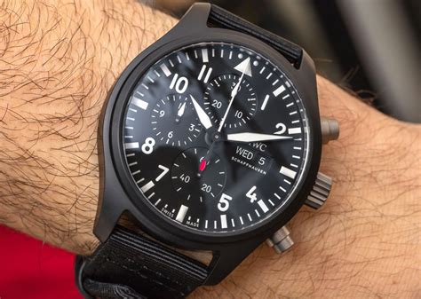 iwc schaffhausen pilot top gun replica|iwc top gun chrono.